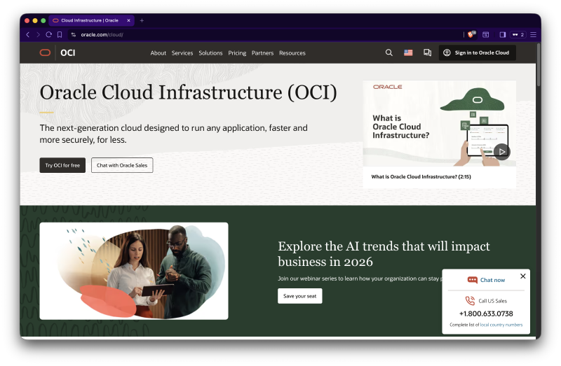 Oracle Cloud Free Tier