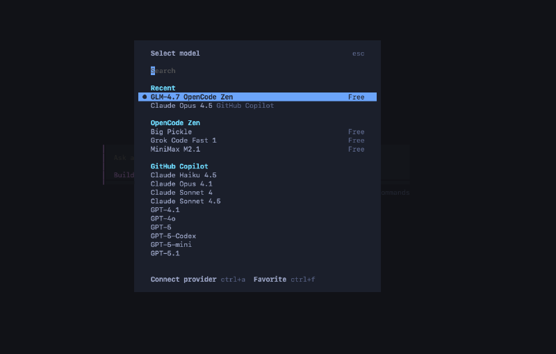 OpenCode Model Command