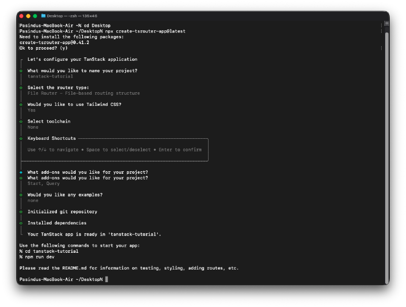 TanStack Start Setup